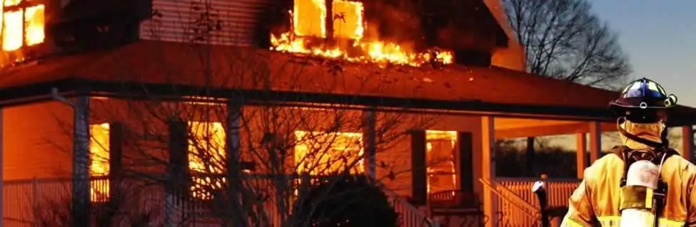 fire damage repair emergency response at a residential property affected by an active house fire in Phoenix, AZ